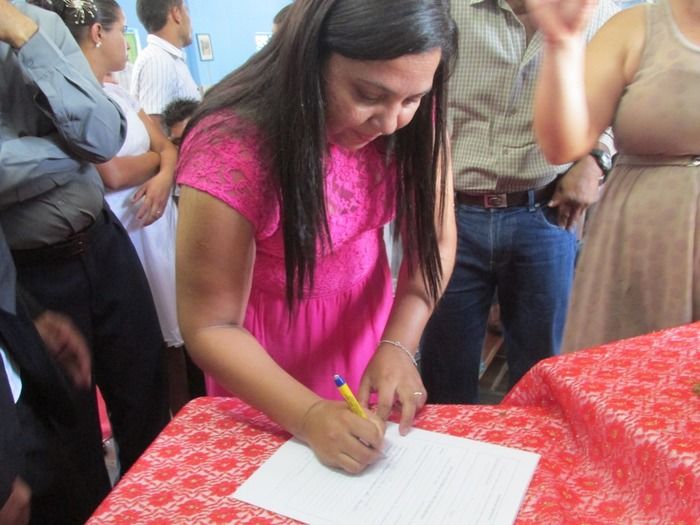 13 casais disseram Sim na parôquia diaconia Territorial Nossa Senhora de Fátima em Agricolândia   - Imagem 26