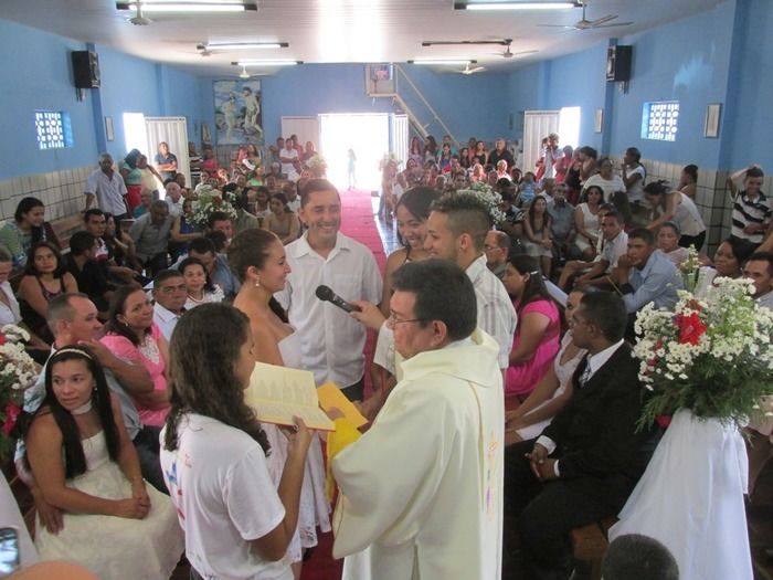 13 casais disseram Sim na parôquia diaconia Territorial Nossa Senhora de Fátima em Agricolândia   - Imagem 8