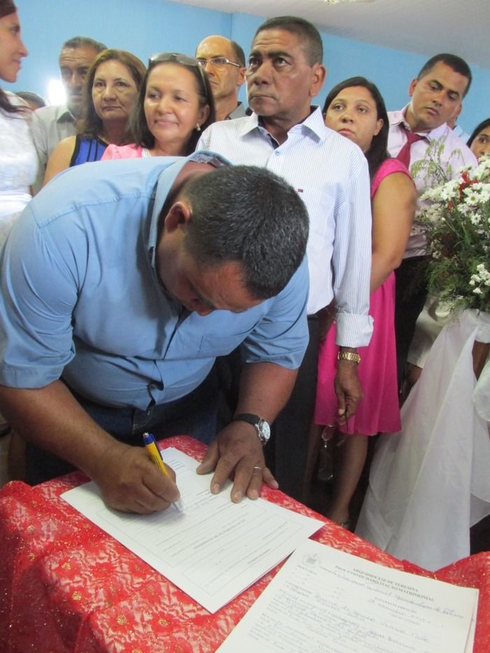 13 casais disseram Sim na parôquia diaconia Territorial Nossa Senhora de Fátima em Agricolândia   - Imagem 19