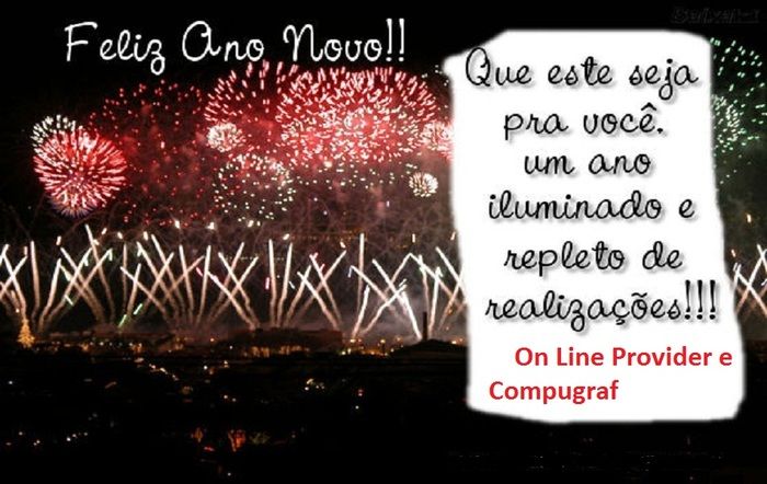 On Line Provider e Compugraf deixam mensagem de final de ano aos clientes e amigos - Imagem 1