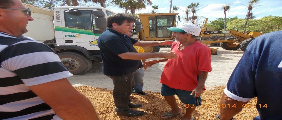 PREFEITO APOLINÁRIO COSTA VISTORIA CONSTRUÇÃO DE MAIS UMA ESTRADA VICINAL NA ZONA RURAL DE BOM PRINCIPIO DO PIAUÍ