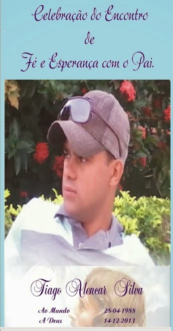 Missa de 1 Ano do Falecimento de Tiago Alencar - Imagem 1