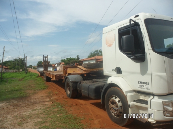 Chega primeiras maquinas que iniciarão a obra de asfaltamento da PI 331  - Imagem 21