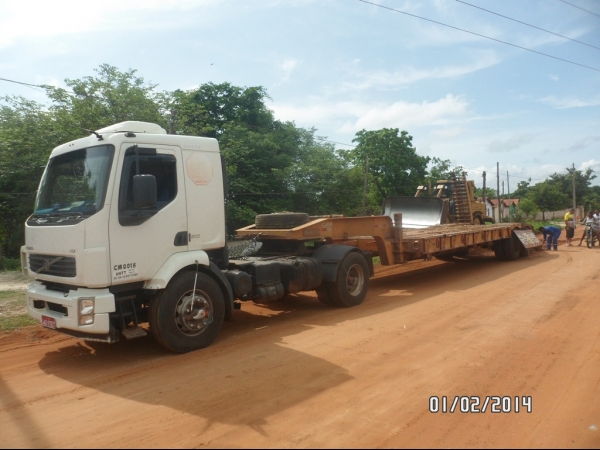 Chega primeiras maquinas que iniciarão a obra de asfaltamento da PI 331  - Imagem 23