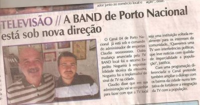 Ribeirense assume direção de TV afiliada da Band no Tocantins