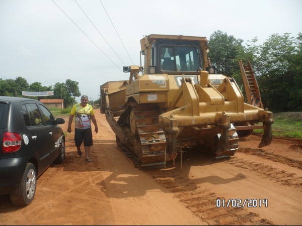 Chega primeiras maquinas que iniciarão a obra de asfaltamento da PI 331  - Imagem 14