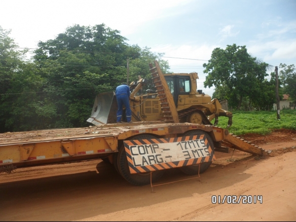 Chega primeiras maquinas que iniciarão a obra de asfaltamento da PI 331  - Imagem 24