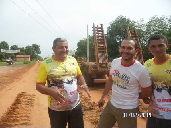 Chega primeiras maquinas que iniciarão a obra de asfaltamento da PI 331  - Imagem 5