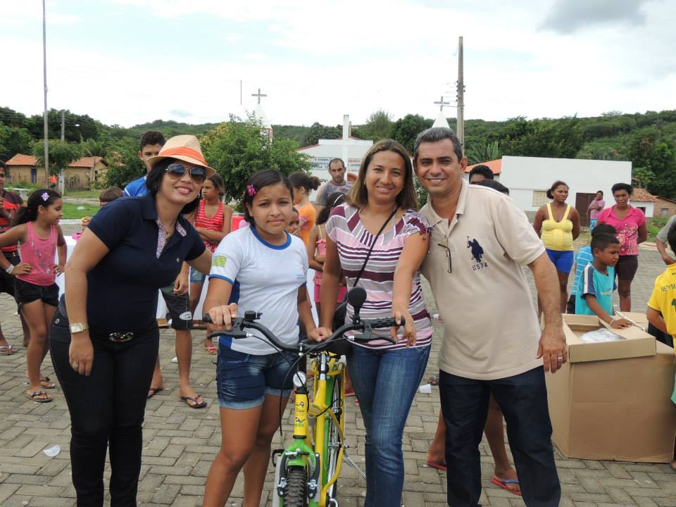 Entrega das bicicletas do programa pedala Piauí aos alunos da rede municipal de Curralinhos -PI