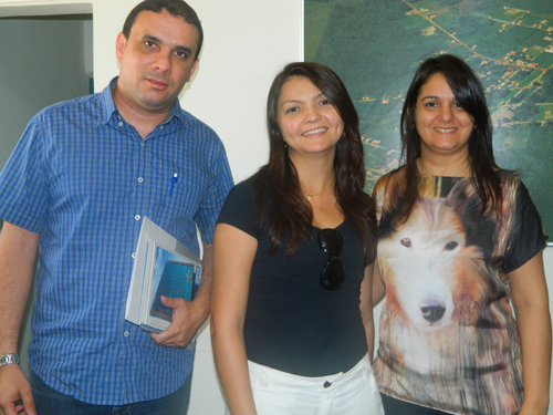 Consultores do Sebrae foram recebidos em audiência com a Prefeita Paula Araujo