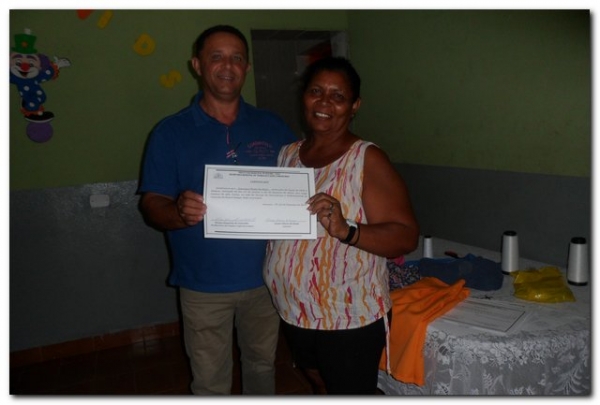 Encerramento do Curso de Corte e Costura realizado pela SEMTAC - Imagem 8