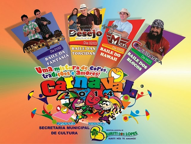 Prefeitura de Buriti dos Lopes divulga as bandas que vão animar o carnaval na cidade