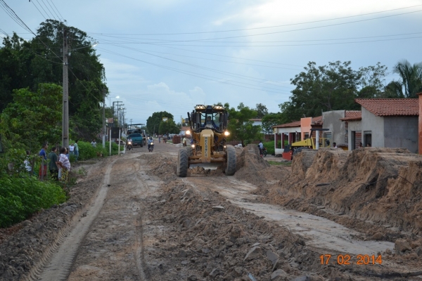 A obra de asfaltamento da PI 331 começa a receber aterro. - Imagem 38