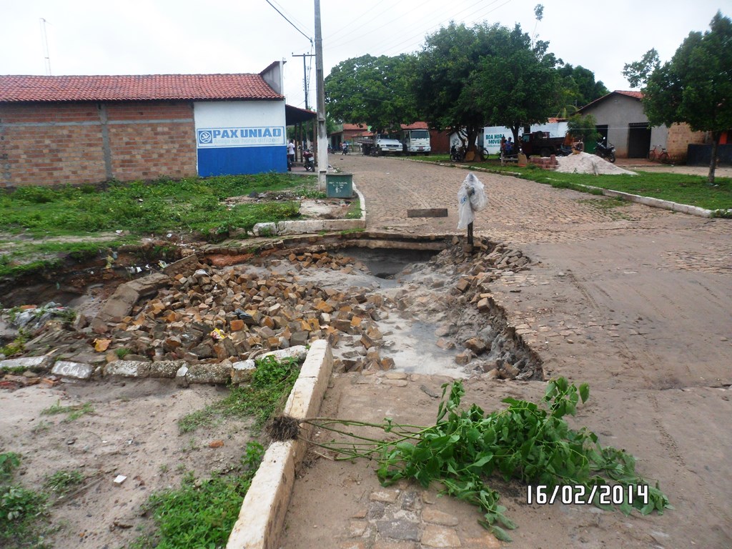 Fortes Chuvas provocam estragos em Boa Hora