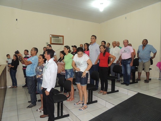 Prefeito Jonas Moura discursa na abertura dos trabalhos da Câmara de Vereadores de Água Branca. - Imagem 10