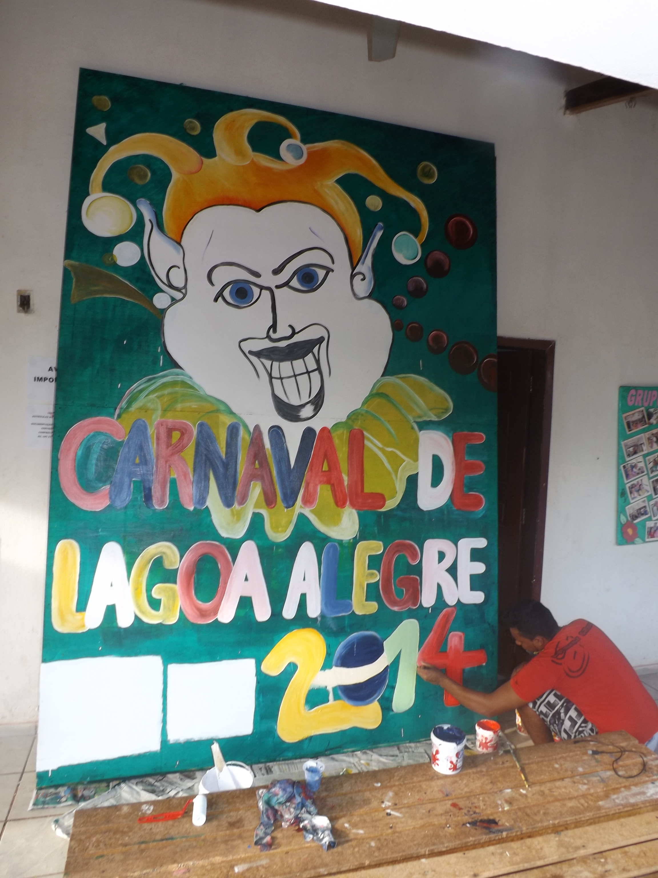 Ornamentação do Carnaval 2014 de Lagoa Alegre