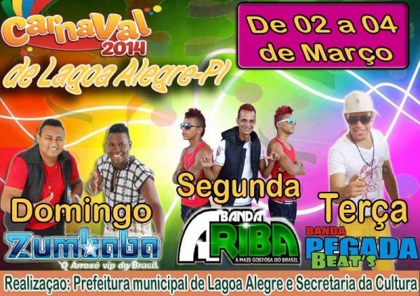 Prefeitura divulga bandas do carnaval; veja! - Imagem 1