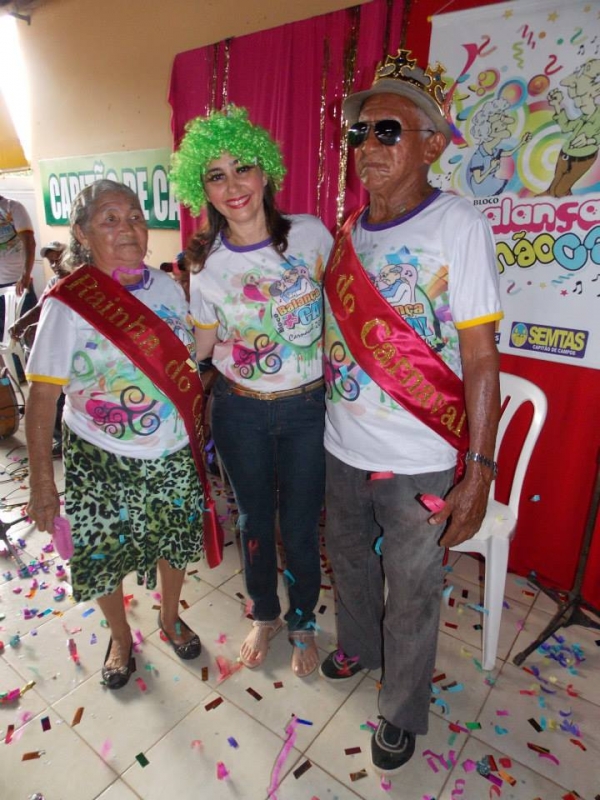 Baile Carnavalesco da Terceira Idade em Capitão de Campos. - Imagem 31