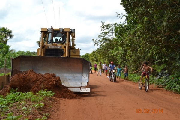 Começou a obra de asfaltamento da PI 331 - Imagem 1