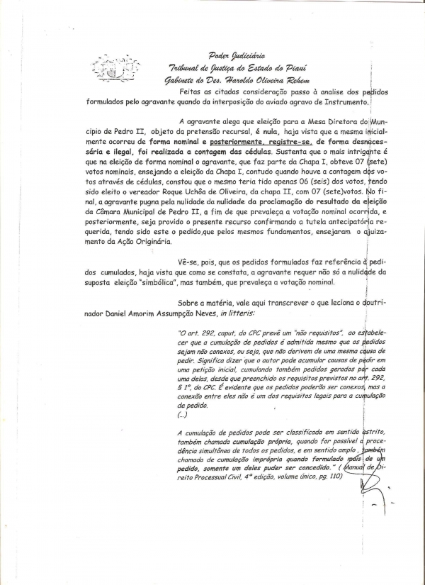 Vereador Roque Uchoa retorna a presidência da Câmara de Pedro II - Imagem 5
