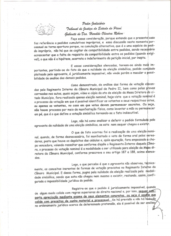 Vereador Roque Uchoa retorna a presidência da Câmara de Pedro II - Imagem 6