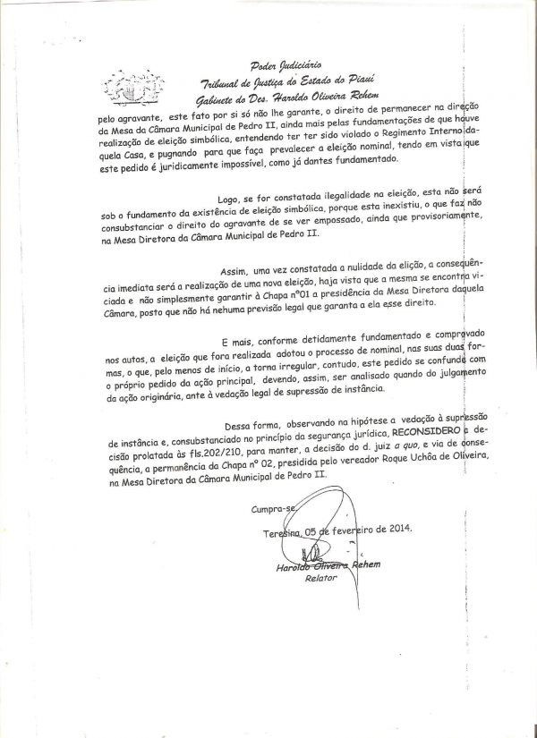 Vereador Roque Uchoa retorna a presidência da Câmara de Pedro II - Imagem 8