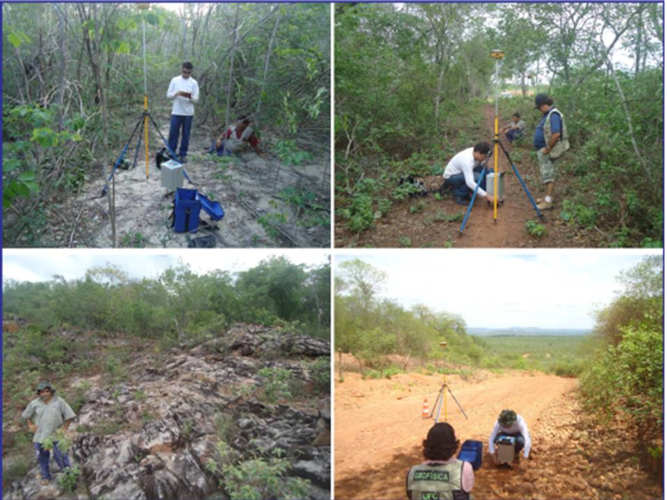Equipe realiza levantamento geofísico no município