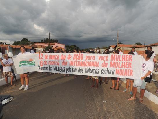 1ª Marcha da Mulher pelo Fim das Violências contra a Mulher em Água Branca - Imagem 11