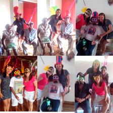 Idosos festejam o carnaval
