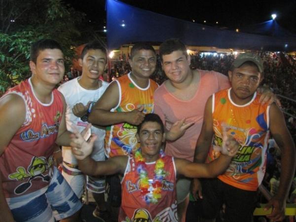 Duas bandas fizeram a animação da galera na primeira noite de carnaval em Miguel Alves - Imagem 40