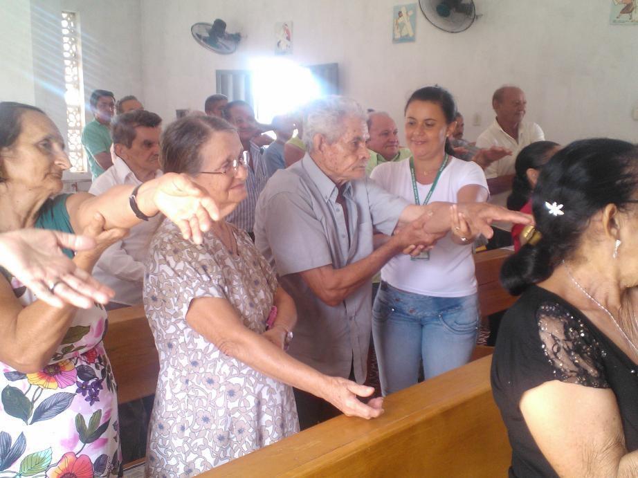 Sec. Saúde com equipe do NASF e Cras realizam ação em Buriti do Castelo