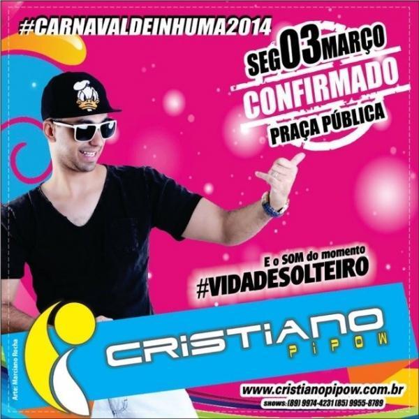 Hoje a noite tem Cristiano Pipow na Praça da Rodoviária - Imagem 1