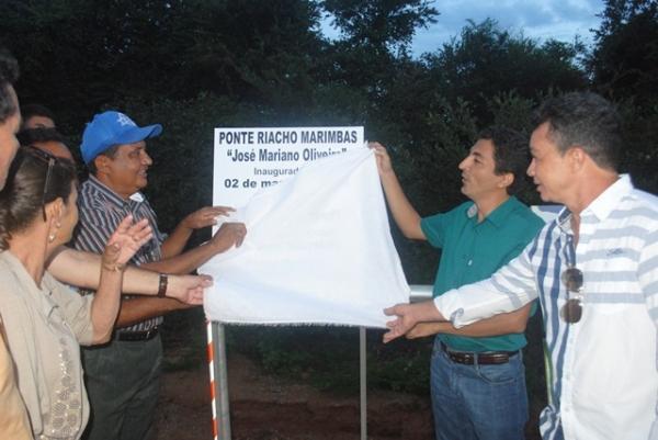 Prefeitura de Itainópolis inaugura ponte sobre o riacho Marimbas - Imagem 1