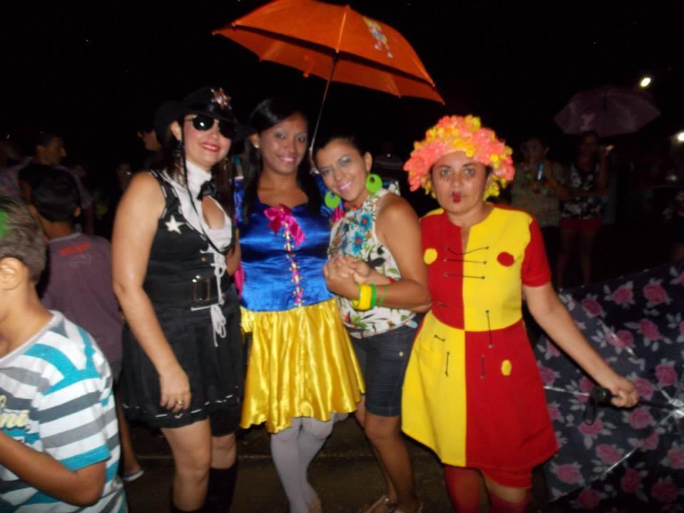 Carnaval de rua alegra foliões.