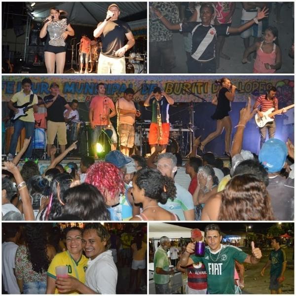 Segunda noite do carnaval buritiense é marcada pelo Baile das Torcidas - Imagem 1