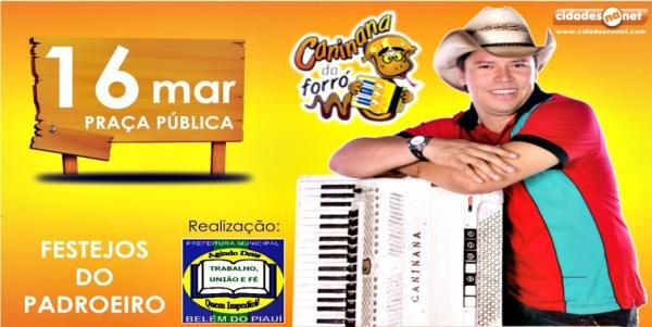 Caninana do Forró fará show em praça pública no encerramento dos festejos de São José - Imagem 1