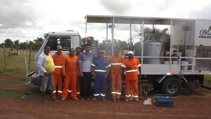 Sinalização da PI320 que liga Nossa Senhora de Nazaré a BR343