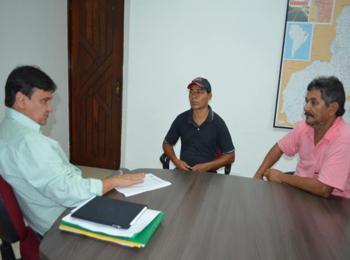 Leléo e Tufy são recebidos pelo Senador Wellington Dias