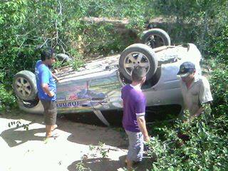 Acidente na estrada que liga Joaquim pires a Murici dos Portelas