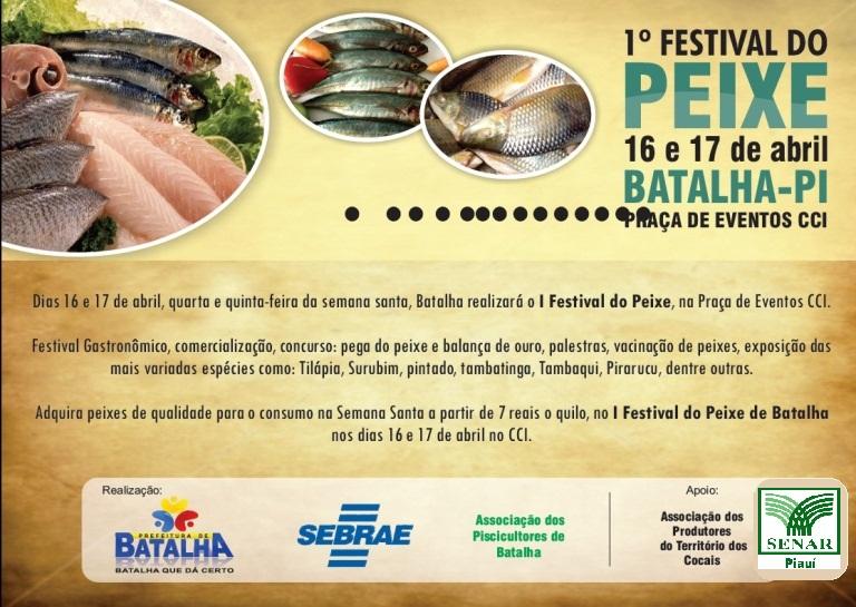 I Festival do Peixe em Batalha  PI