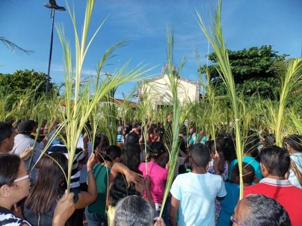 Procissão e missa do Domingo de Ramos abrem Semana Santa em Batalha - PI - Imagem 15