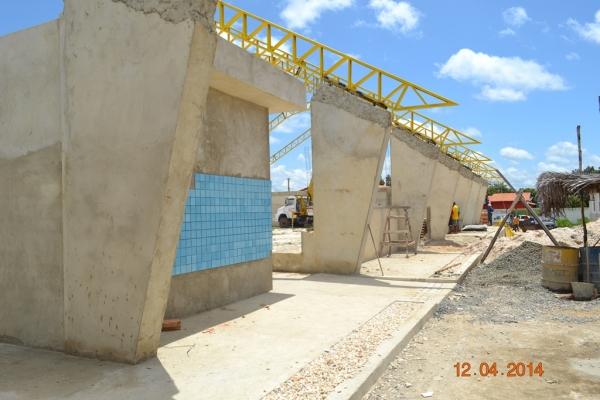 Primeiro Ginásio Poliesportivo de Boa Hora começa a ser coberto - Imagem 5