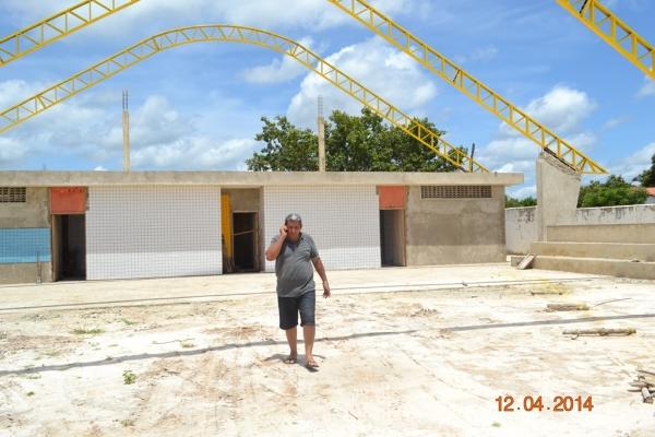 Primeiro Ginásio Poliesportivo de Boa Hora começa a ser coberto - Imagem 17