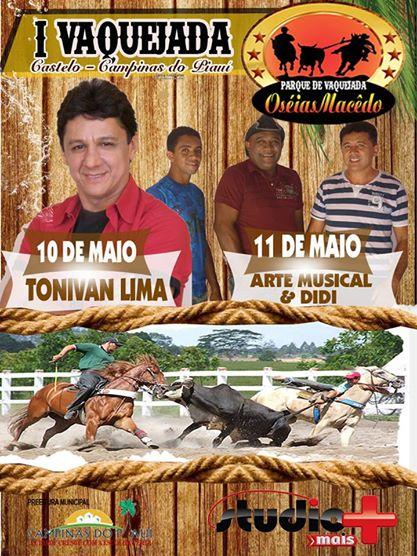 Vem aí a 1ª grande Vaquejada do Parque Oséas Macêdo em Campinas do Piauí