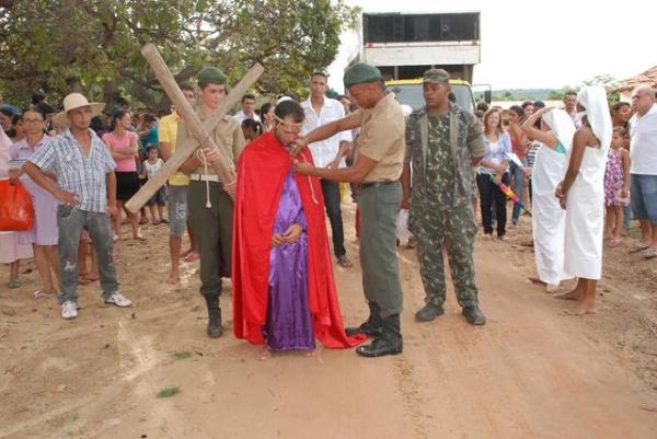 Encenação do Martírio de Jesus Cristo é Realizado no Brejo da Fortaleza - Imagem 57