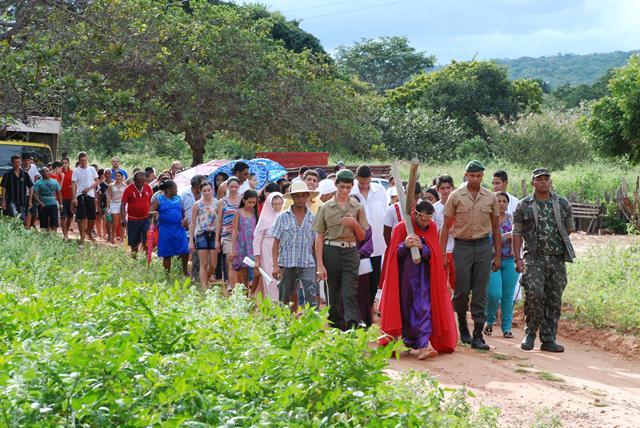 Encenação do Martírio de Jesus Cristo é Realizado no Brejo da Fortaleza