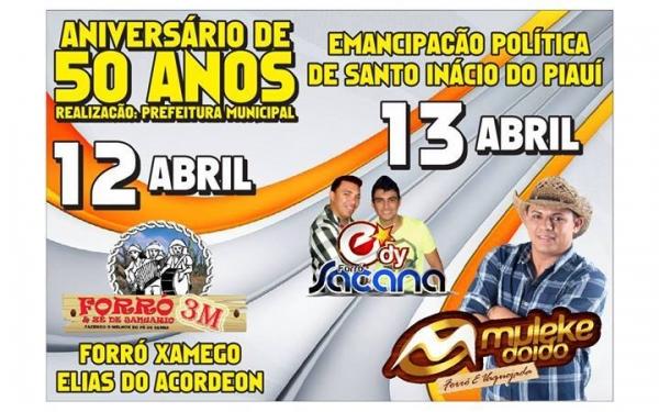 Tudo pronto para as comemorações dos 50 anos de emancipação política de Santo Inácio do Piauí    - Imagem 1