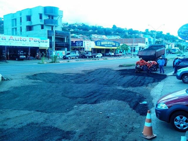 Após protestos buracos na BR 316 são recapeados 