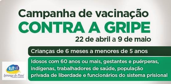 Secretaria Municipal de Saúde Realizará Campanha Contra Influenza 2014