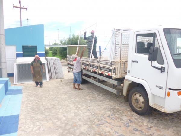 Alambrados do Estádio “O Pinheirão” em Fronteiras estão sendo recuperados - Imagem 3